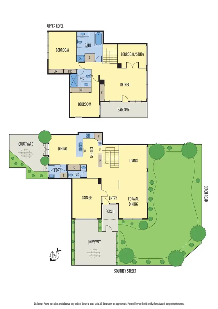 Floorplan of Homely townhouse listing, 1/153 Beach Road, Sandringham VIC 3191