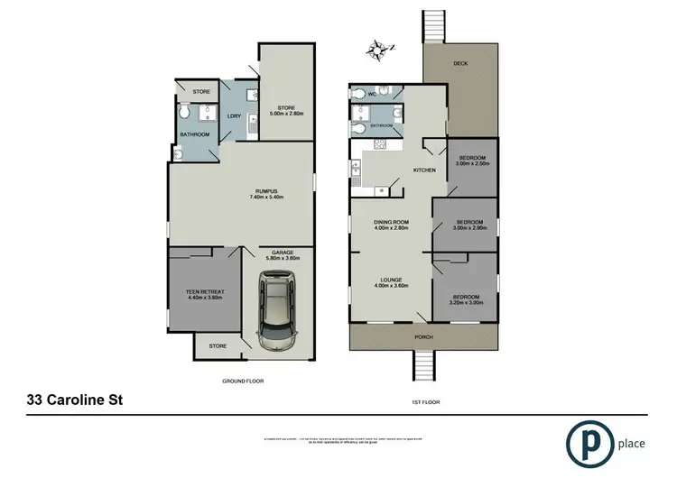 Floorplan of Homely house listing, 33 Caroline Street, Annerley QLD 4103