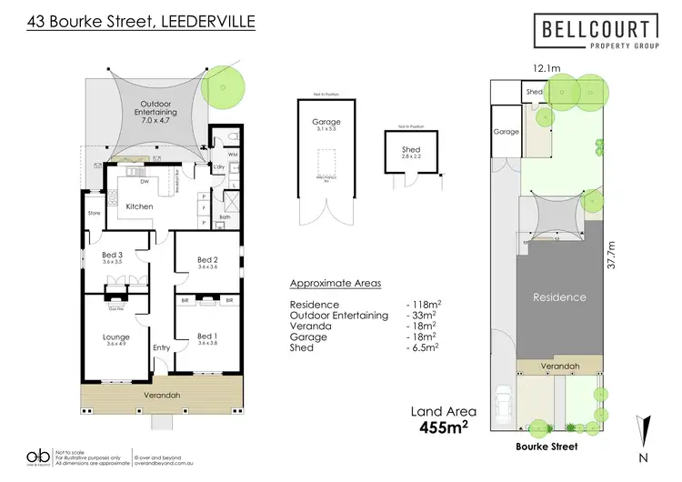 Floorplan of Homely house listing, 43 Bourke Street, Leederville WA 6007