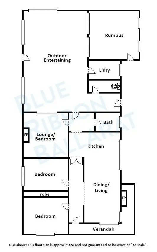 Floorplan of Homely house listing, 549 Smythesdale-Snake Valley Road, Hillcrest VIC 3351