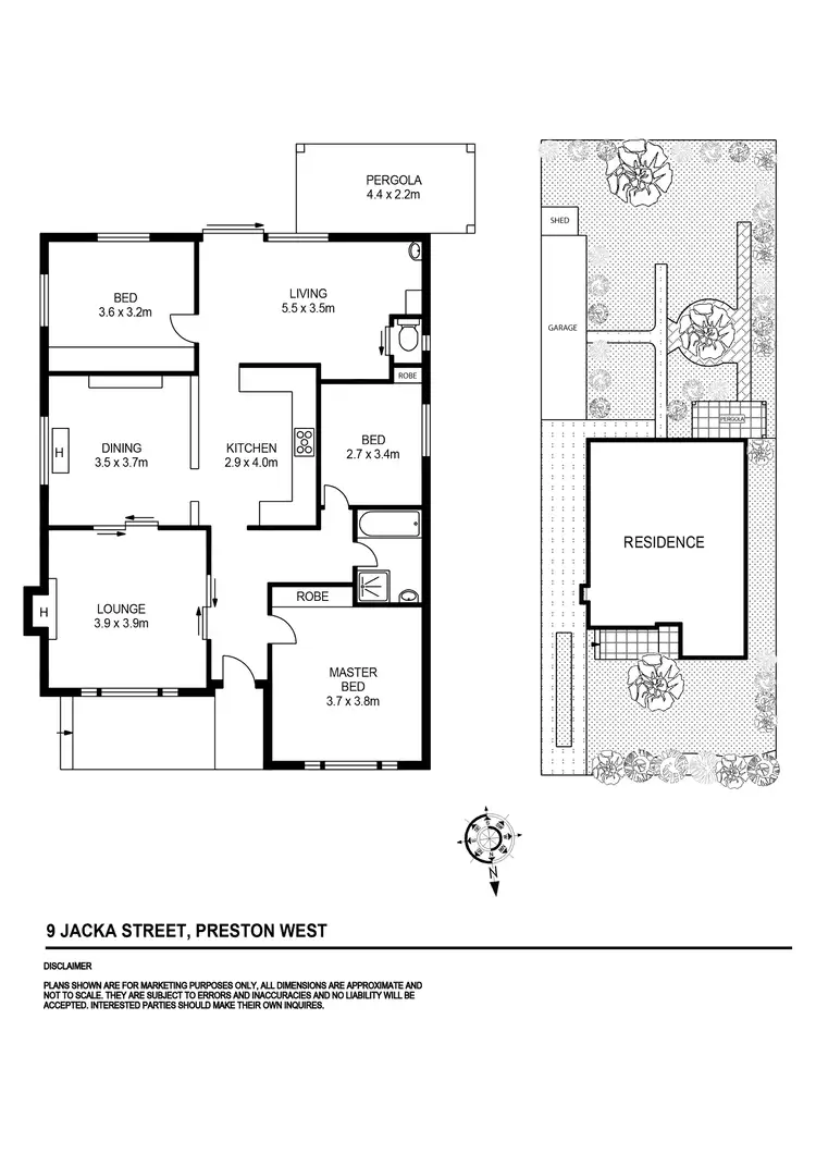 Floorplan of Homely house listing, 9 Jacka Street, Preston VIC 3072