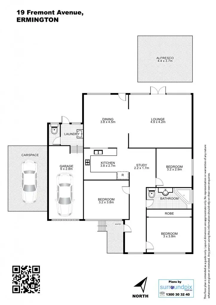 Floorplan of Homely house listing, 19 Fremont Ave, Ermington NSW 2115
