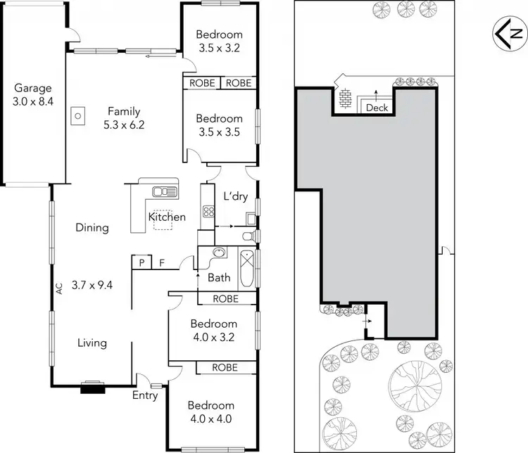 Floorplan of Homely house listing, 14 O'Keefe Street, Preston VIC 3072