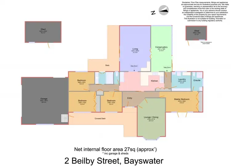 Floorplan of Homely house listing, 2 Beilby Street, Bayswater VIC 3153