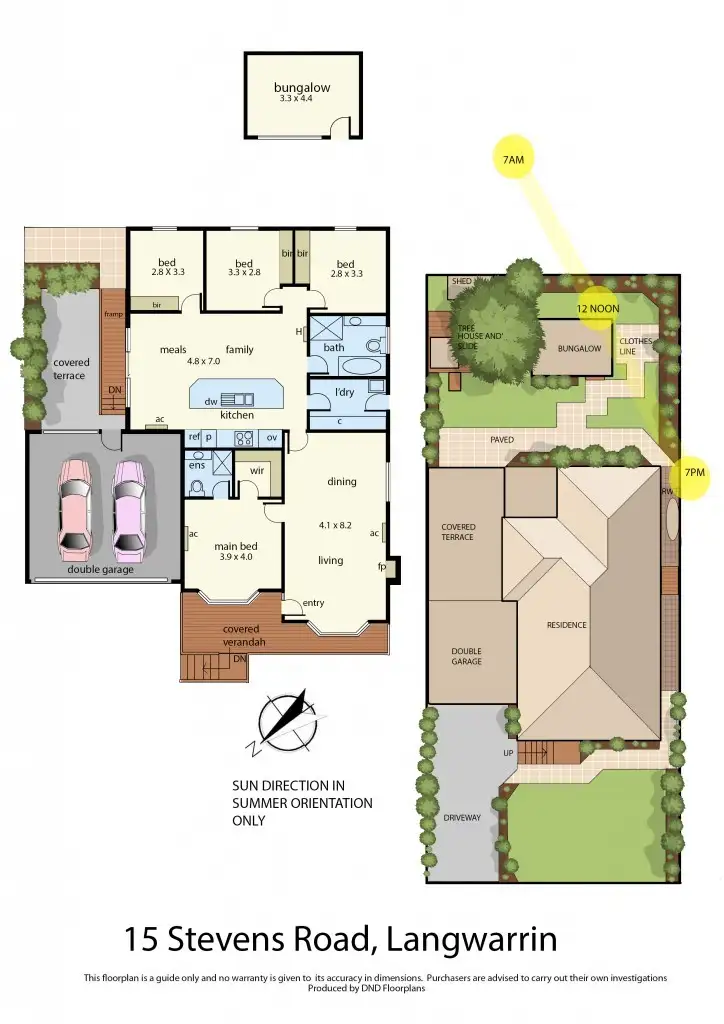 Floorplan of Homely house listing, 15 Stevens Road, Langwarrin VIC 3910