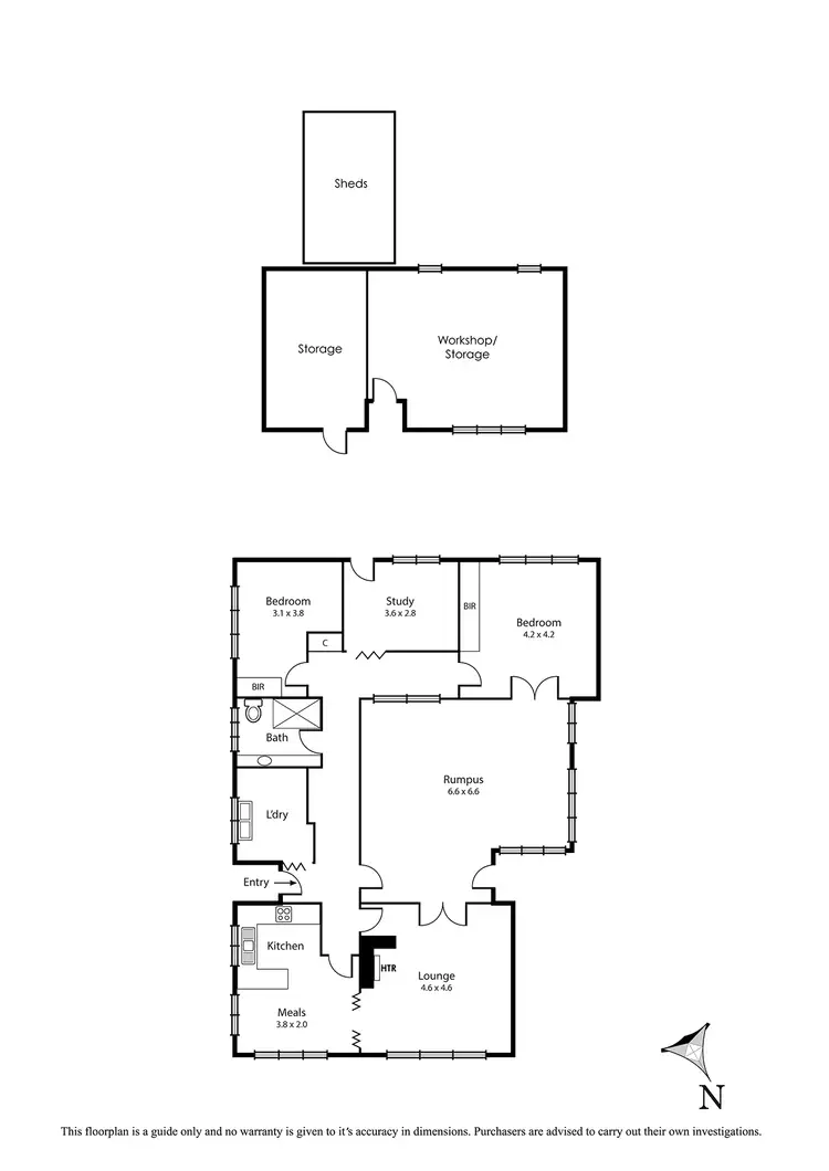 Floorplan of Homely house listing, 16 Acacia Avenue, Mentone VIC 3194