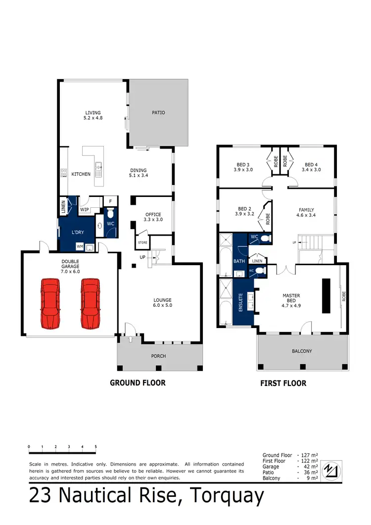 Floorplan of Homely house listing, 23 Nautical Rise, Torquay VIC 3228