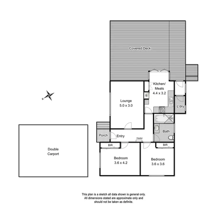 Floorplan of Homely unit listing, 1/128 Bedford Road, Heathmont VIC 3135
