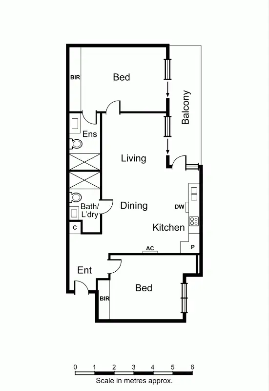 Floorplan of Homely apartment listing, 8/13 Rosstown Road, Carnegie VIC 3163