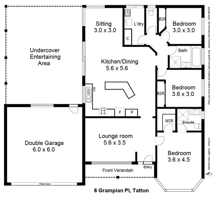 Floorplan of Homely house listing, 6 Grampian Place, Tatton NSW 2650