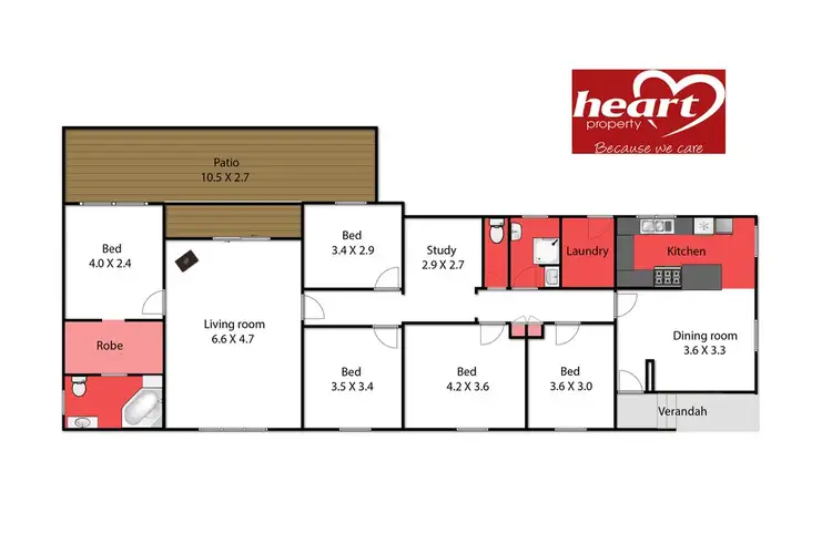 Floorplan of Homely house listing, 3 Landy Street, Maffra VIC 3860