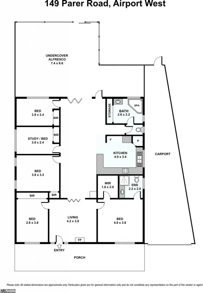 Floorplan of Homely house listing, 149 Parer Road, Airport West VIC 3042