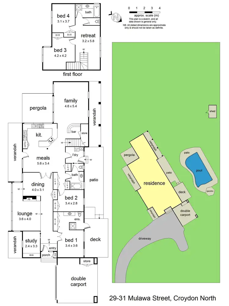 Floorplan of Homely house listing, 29-31 Mulawa Street, Croydon North VIC 3136