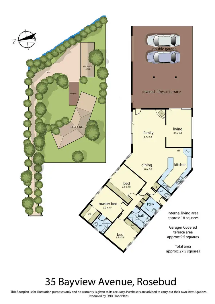 Floorplan of Homely house listing, 35 Bayview Avenue, Rosebud VIC 3939