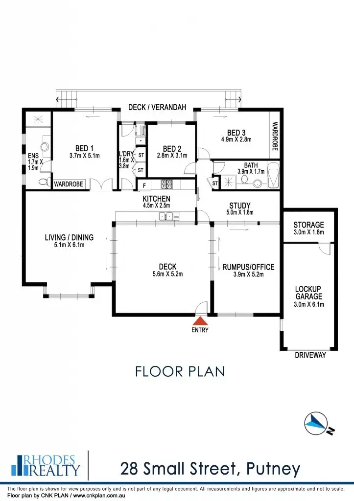 Floorplan of Homely house listing, 28 Small St, Putney NSW 2112