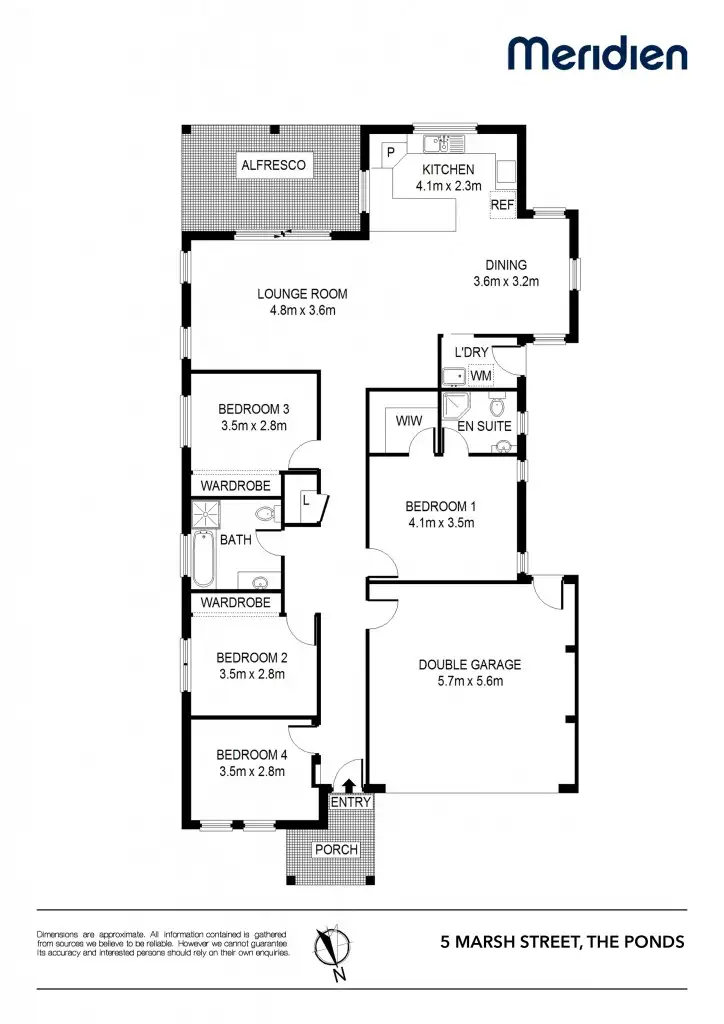 Floorplan of Homely house listing, 5 Marsh Street, The Ponds NSW 2769