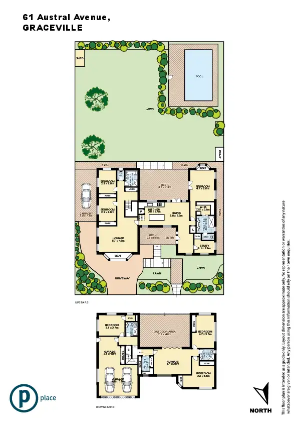 Floorplan of Homely house listing, 61 Austral Avenue, Graceville QLD 4075