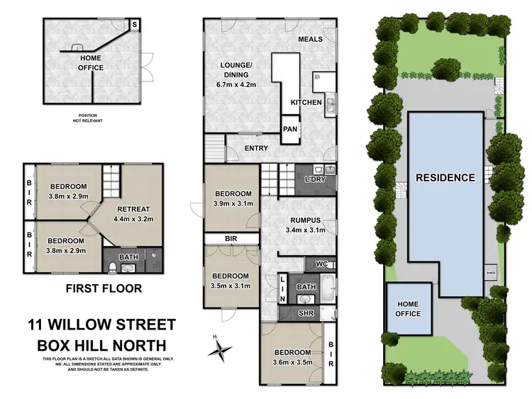 Floorplan of Homely house listing, 11 Willow Street, Box Hill North VIC 3129