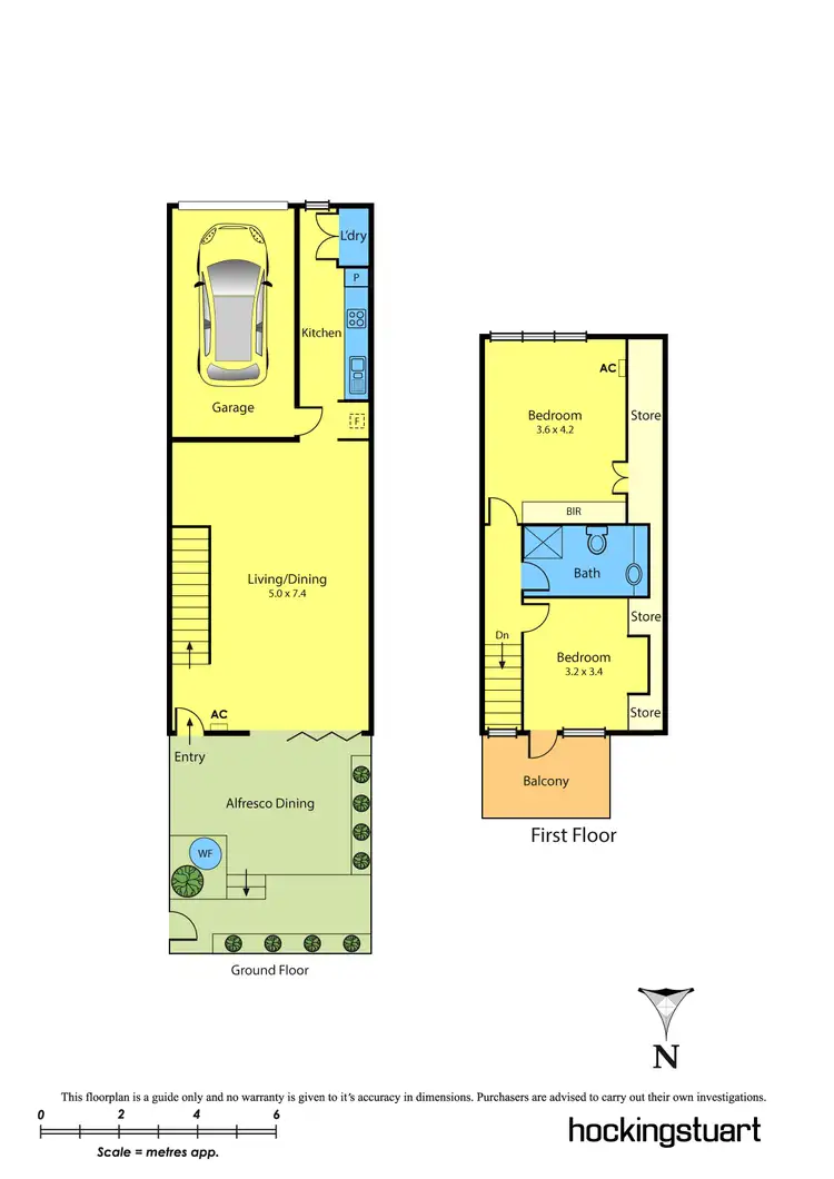 Floorplan of Homely townhouse listing, 4/21 Cardigan Street, St Kilda East VIC 3183