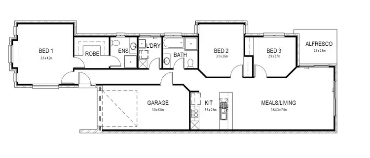 Floorplan of Homely house listing, 51A & 51B Angus Avenue, Edwardstown SA 5039