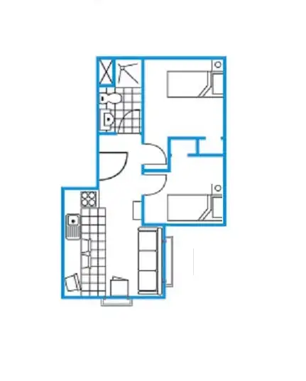 Floorplan of Homely apartment listing, 915/39 Lonsdale Street, Melbourne VIC 3000