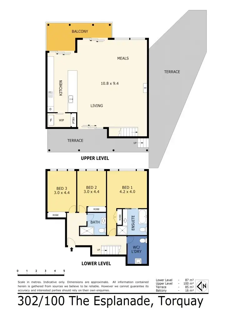 Floorplan of Homely house listing, 302/100 The Esplanade, Torquay VIC 3228