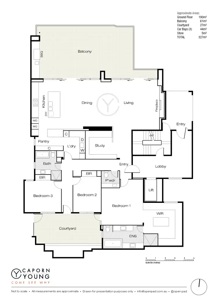 Floorplan of Homely unit listing, 1/2 Riverside Road, East Fremantle WA 6158