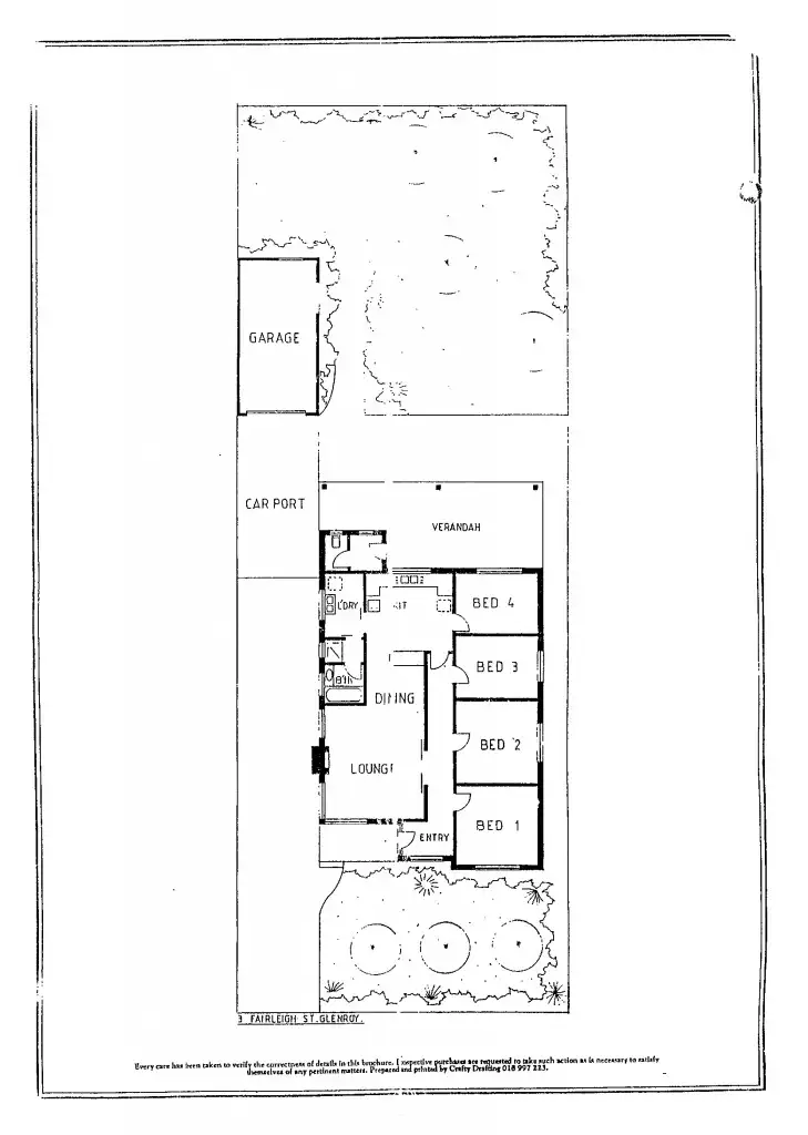 Floorplan of Homely house listing, 3 Fairleigh Street, Glenroy VIC 3046