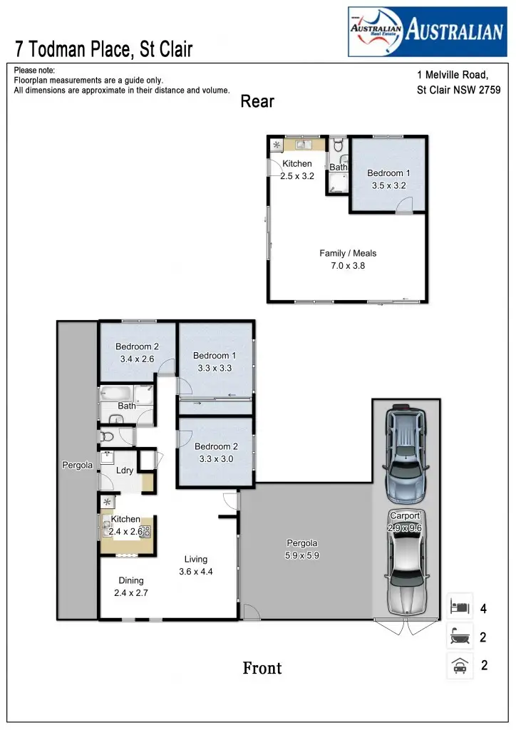 Floorplan of Homely house listing, 7 Todman Place, St Clair NSW 2759