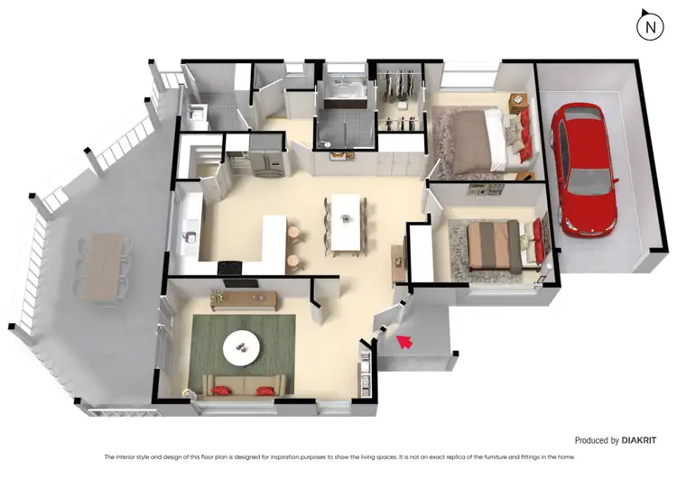 Floorplan of Homely house listing, 17 Phillip Street, Frankston VIC 3199