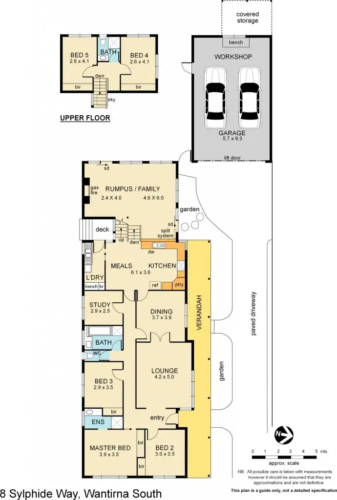 Floorplan of Homely house listing, 8 Sylphide Way, Wantirna South VIC 3152