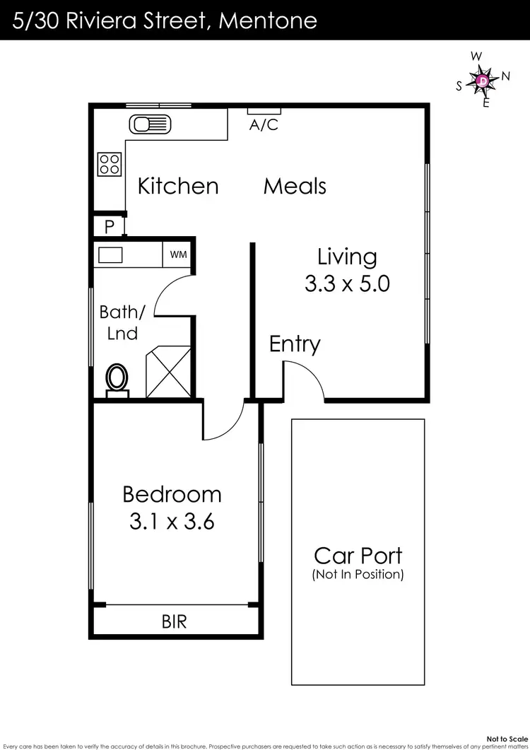 Floorplan of Homely apartment listing, 5/30 Riviera Street, Mentone VIC 3194