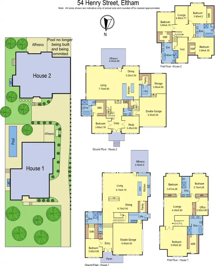 Floorplan of Homely house listing, 54 Henry Street, Eltham VIC 3095