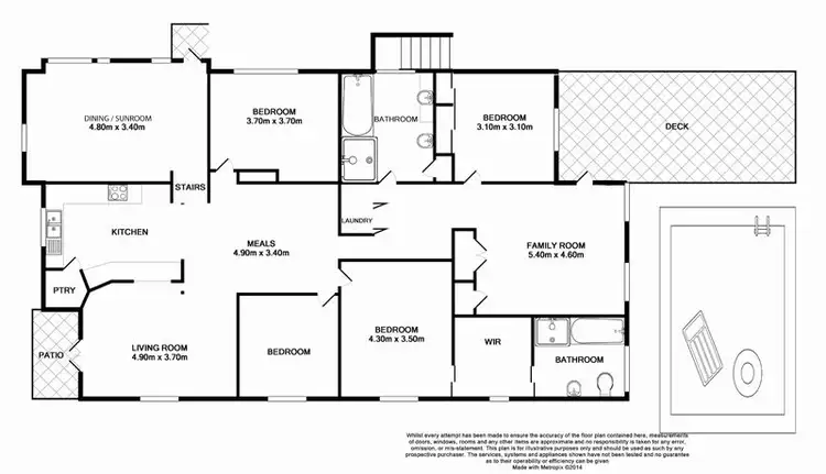 Floorplan of Homely house listing, 25 Britannia Avenue, Morningside QLD 4170