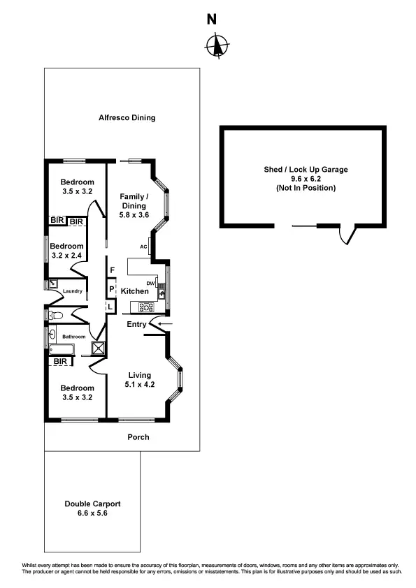 Floorplan of Homely house listing, 34 Swans Road, Bacchus Marsh VIC 3340