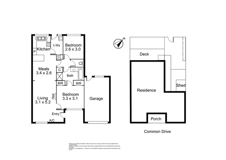Floorplan of Homely villa listing, 8/127 Arthur Street, Bundoora VIC 3083
