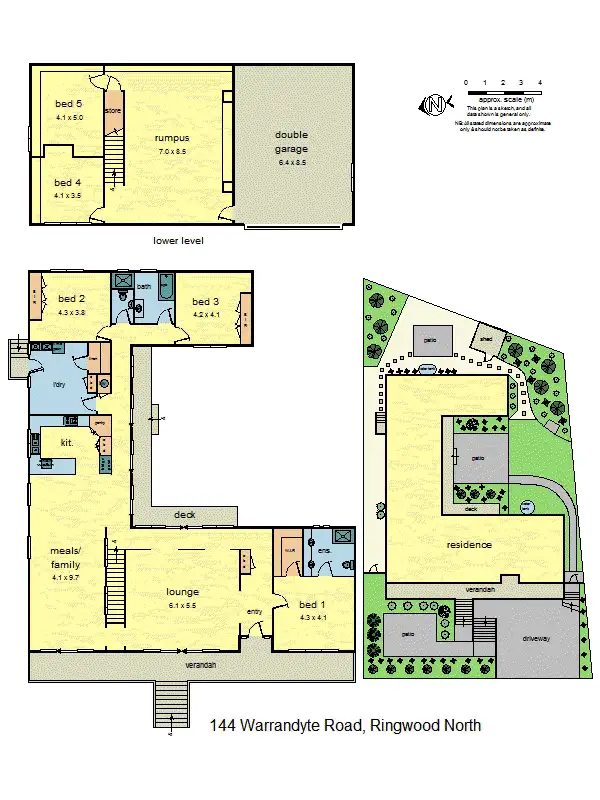 Floorplan of Homely house listing, 144 Warrandyte Road, Ringwood North VIC 3134