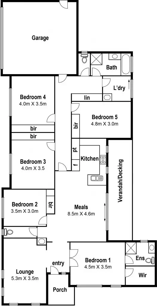 Floorplan of Homely house listing, 52 Broadleaf Drive, Epping VIC 3076