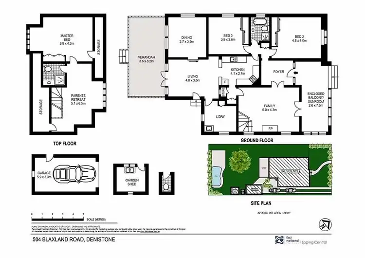 Floorplan of Homely house listing, 504 Blaxland Road, Denistone NSW 2114