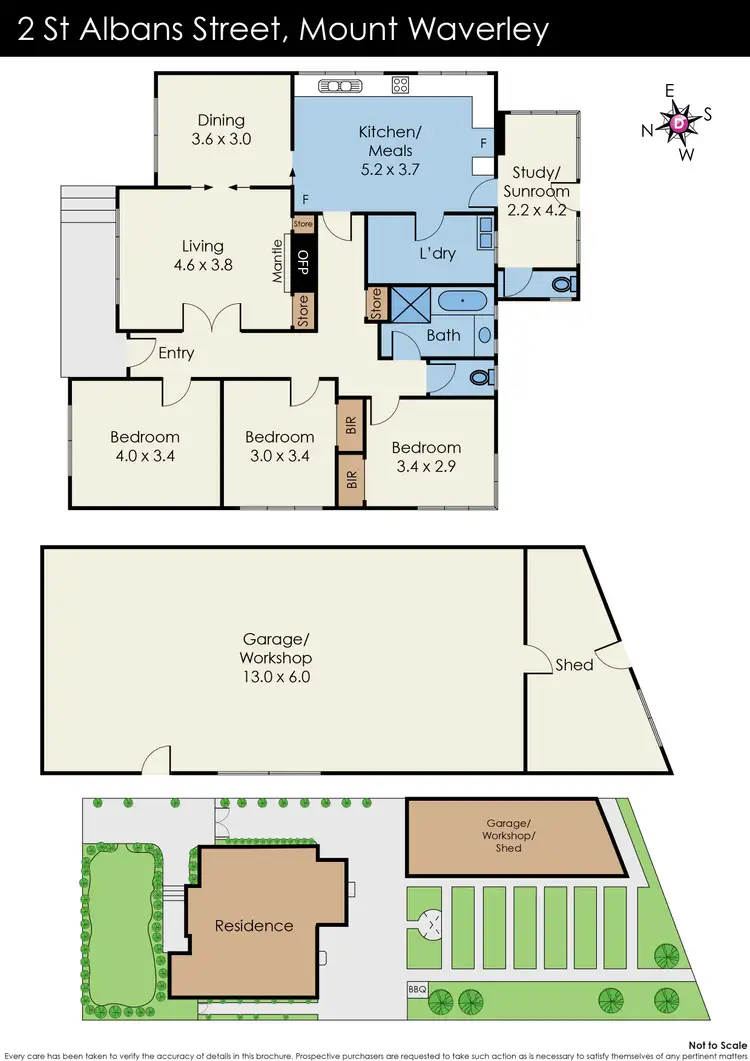 Floorplan of Homely house listing, 2 St Albans Street, Mount Waverley VIC 3149