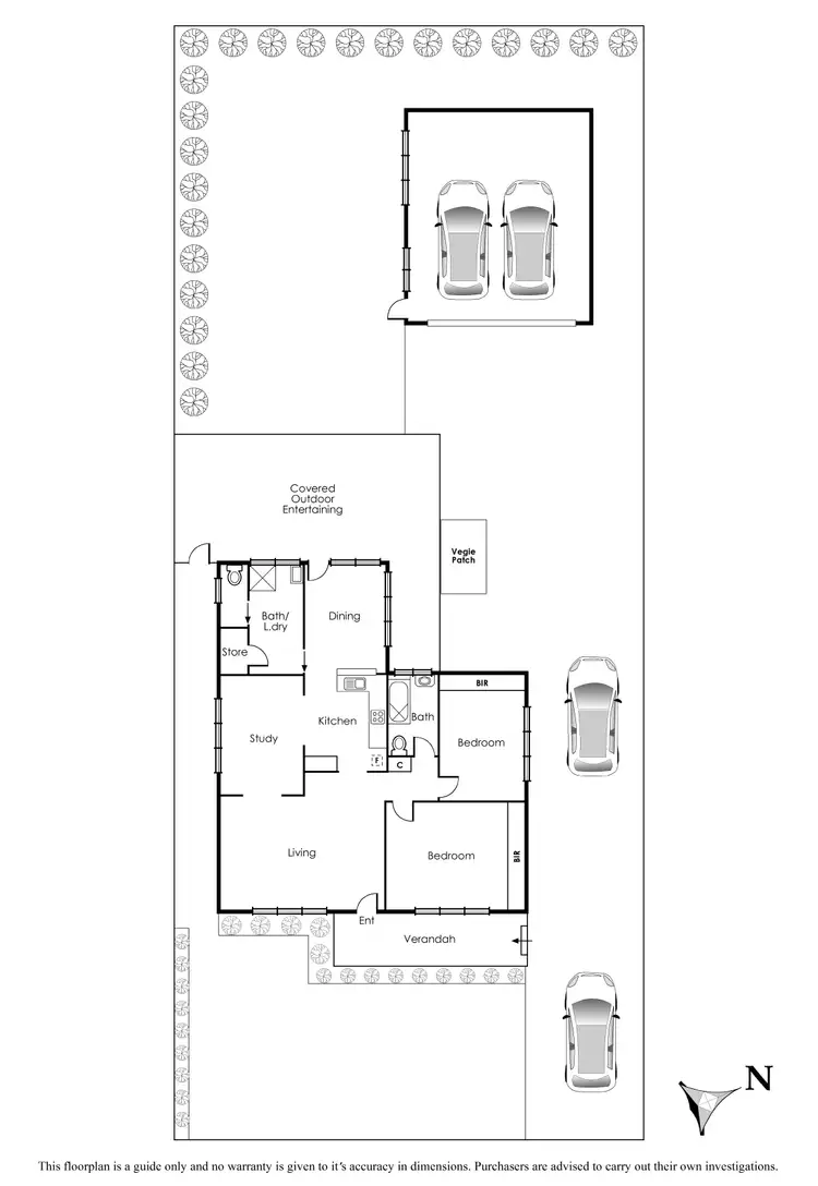 Floorplan of Homely house listing, 18 Scarlet Street, Mordialloc VIC 3195