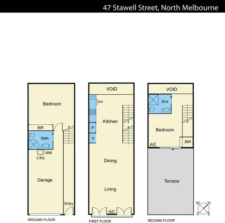 Floorplan of Homely house listing, 47 Stawell Street, North Melbourne VIC 3051