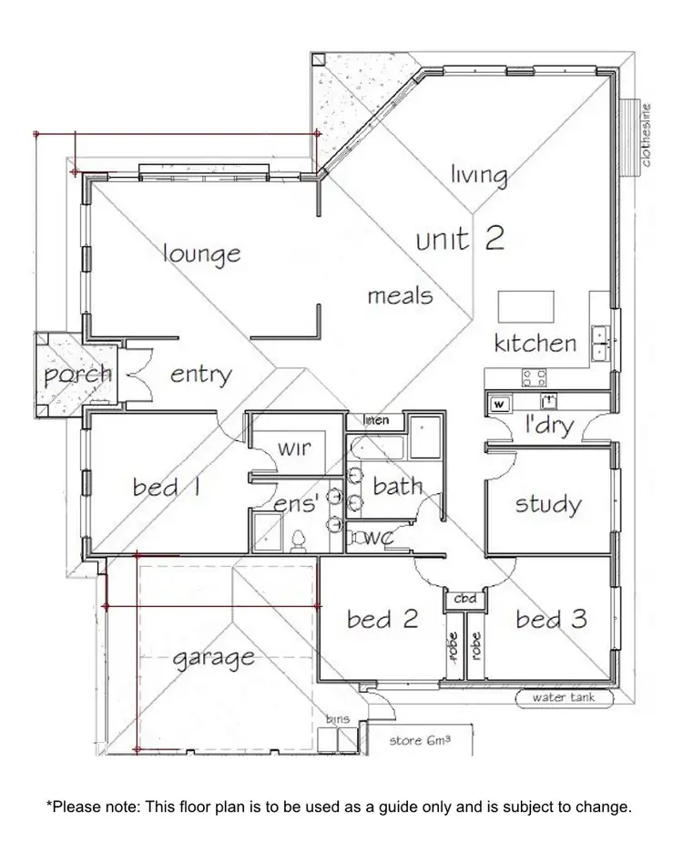 Floorplan of Homely unit listing, 2/35 Augusta Road, The Basin VIC 3154