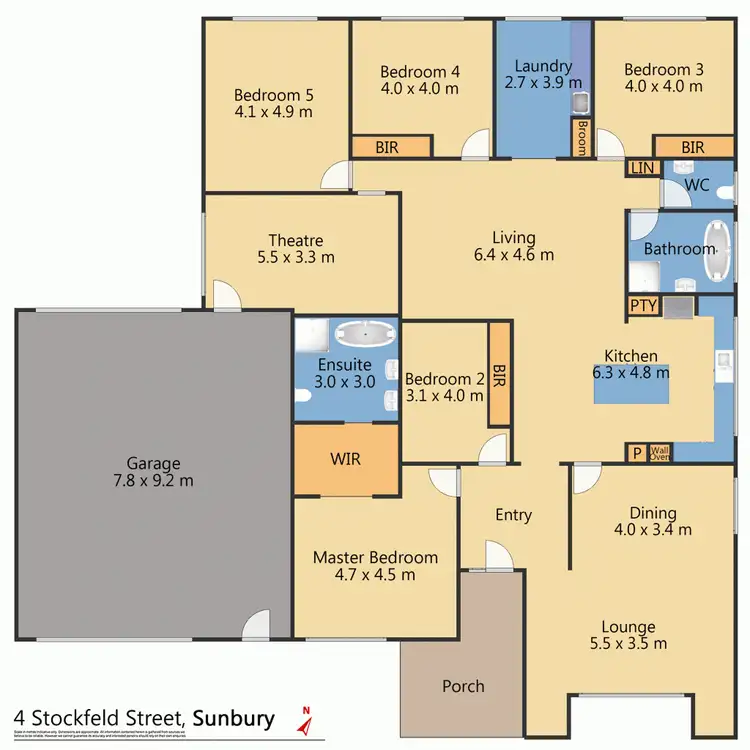 Floorplan of Homely house listing, 4 Stockfeld Street, Sunbury VIC 3429