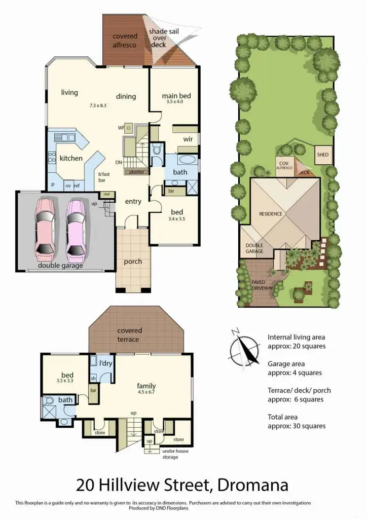 Floorplan of Homely house listing, 20 Hillview Street, Dromana VIC 3936