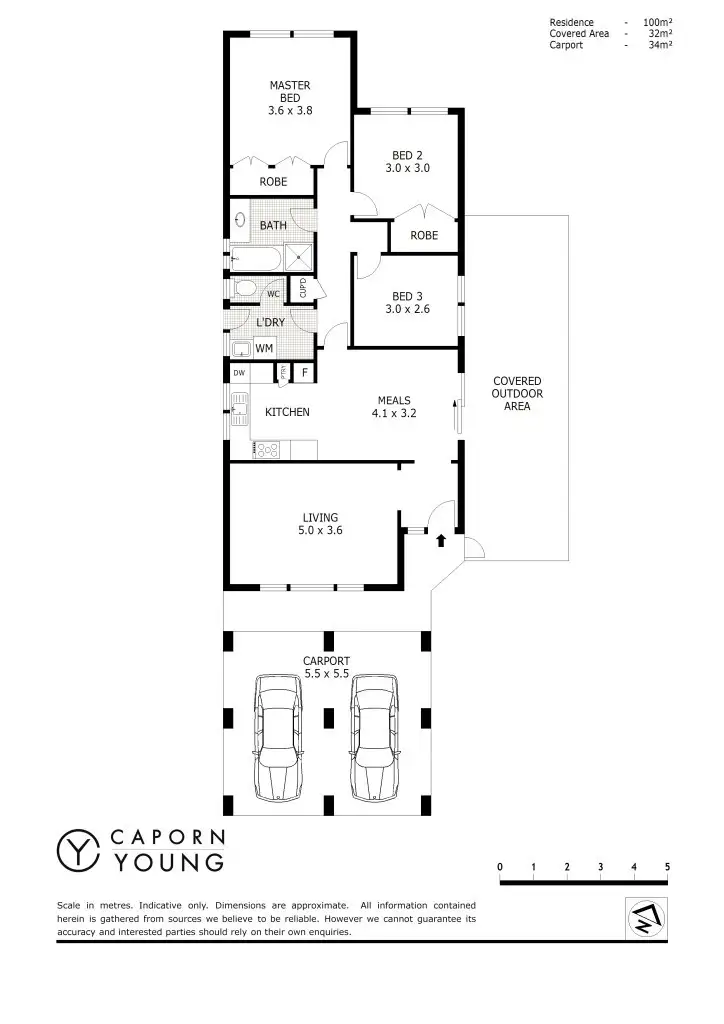 Floorplan of Homely house listing, 16A Petterson Avenue, Kardinya WA 6163