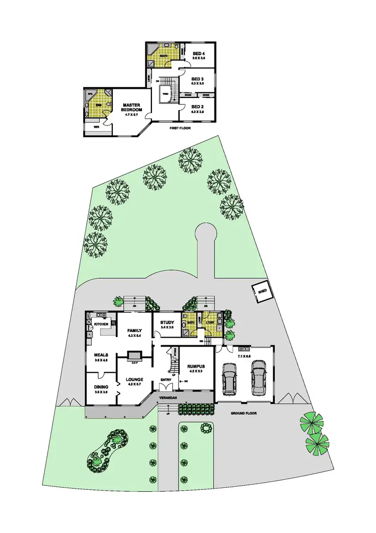 Floorplan of Homely house listing, 15 Burbridge Drive, Greenvale VIC 3059