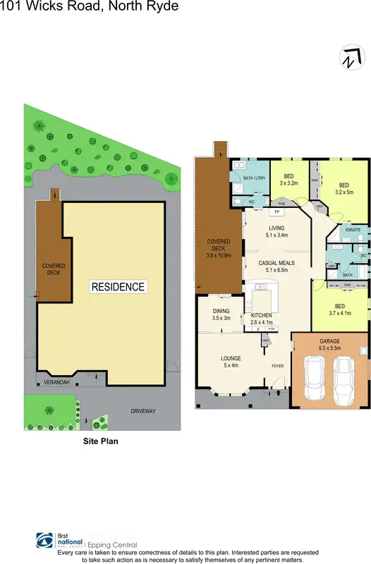 Floorplan of Homely house listing, 101 Wicks Road, North Ryde NSW 2113