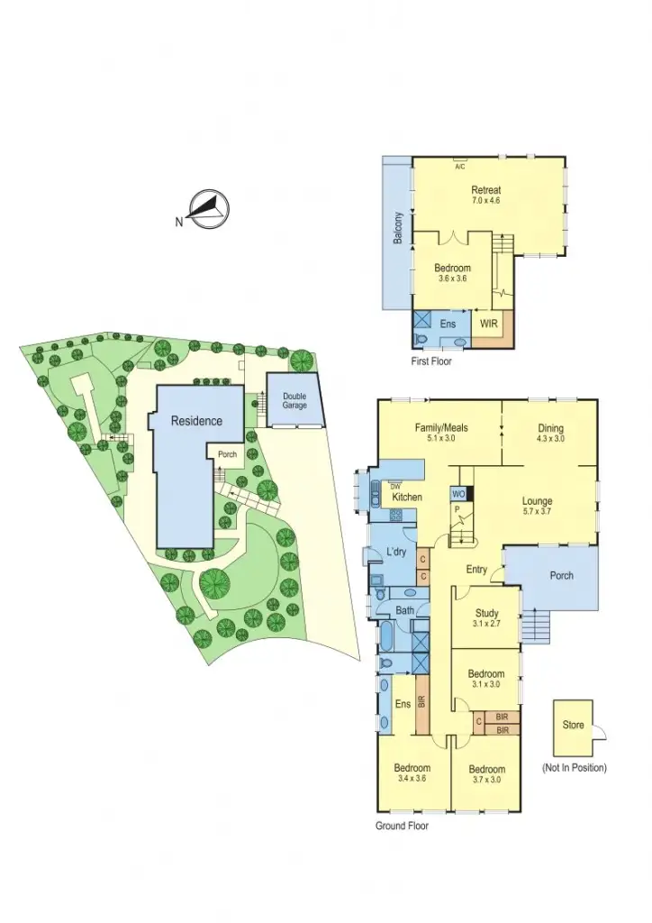 Floorplan of Homely house listing, 8 Nungeroo Court, Eltham North VIC 3095