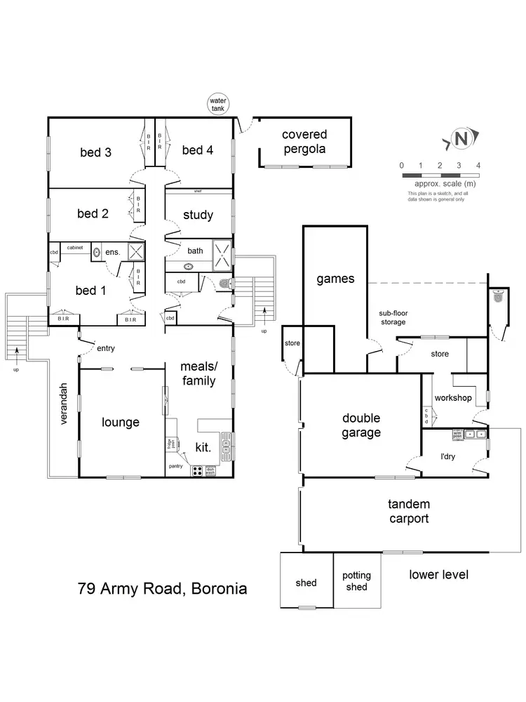 Floorplan of Homely house listing, 79 Army Road, Boronia VIC 3155